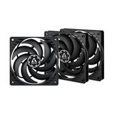 CetKing P12 Ince Pwm Pst (3 Adet) - 120 mm Fan, Pwm Paylaşım Teknolojisi, Statik Basınç, Pst Bağlantısı, Hız 300-2100 Rpm - Siyah