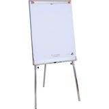 CetKing Pan 234 Teleskopik Ayaklı Flip Chart Sistemli Yazı Tahtası, Beyaz