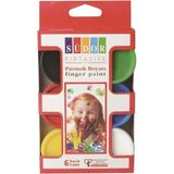 CetKing Parmak Boyası Set 6X30 Ml,çok Renkli