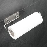 CetKing Paslanmaz Çelik Kağıt Rulo Havlu Tutucu Peçetelik - Inox - Kendinden Yapışkanlı