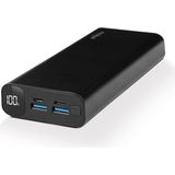 CetKing PB06 20.000MAH Pd 20W LCD Ekranlı Taşınabilir Şarj Aleti / Powerbank Siyah
