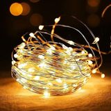 CetKing Peri LED Işık 3 Metre (Sarı) Pilli Aydınlatma Şerit LED Saçak Spot Süsleme (1 Adet)