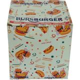CetKing Plastik Bursburger Döner Hamburger Sandviç Hışır Poşeti 13X14 2000 Adet