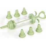 CetKing Pompası Sıkacağı Krem Şanti Sıkacağı Pompası 6 Parça Set - Pasta ve Kek Süsleme Aracı