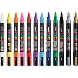 CetKing Posca Markör Kalem 3m Set 0.9-1.3 mm Keçe Uçlu (12'li Set)