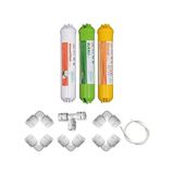 CetKing Post Karbon - Alkali - Mineral 3'lü Su Arıtma Filtresi (Tüm Cihazlarla Uyumludur)