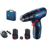 CetKing Professional Gsr 120-LI Akülü Delme Vidalama Makinesi (12 Volt, 2 x 2,0 Ah Akü, Şarj Cihazı, Yumuşak/sert Tork: 14/30 Nm; Plastik Çanta)