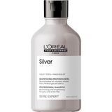 CetKing Professionnel Paris Serie Expert Silver Çok Açık Sarı, Gri ve Beyaz Saçlar Için Renk Dengeleyici Mavi Şampuan 300ML