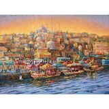 CetKing Puzzle 1000 Parça Istanbul Eminönü Balıkçıları - Nikolay Sivenkov