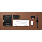 CetKing Regnum LD302 Büyük Boy 90 x 40 cm Mouse Pad (Velo Vegan Leather Technology) Brown - APP04763