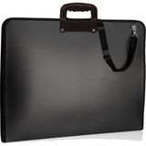 CetKing Resim Çantası Fermuarlı Kulplu 37X54 cm 1 Adet Teknik Resim Dosya Çantası 35X50 cm Askılı Proje Çantası Okul Sınıf
