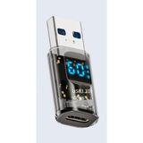 CetKing Revolution USB 3.2 To Type C Dönüştürücü 60W Hızlı Şarj 10GBPS Veri Transferi Dijital Ekran Otggf