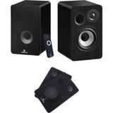 CetKing RM-400BK Aktif Stüdyo Referans Monitörü 4 Inç Çift Bluetooth USB 140 Watt