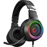 CetKing RM-K56 Specter Siyah USB 7.1 Rainbow Ledli Gaming Mikrofonlu Oyuncu Kulaklığı