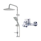 CetKing Robot Yağmurlama Duş Seti, Fleko Banyo Bataryası 2li Modern Set (Krom Hawai 2 Li Set)