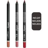 CetKing Rose Emıly Dudak Kalemi 3 'lü NO:203-205-217 Eml-3lü