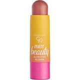 CetKing Rose Miss Beauty Glow Stick Blusher No: 02 Dusty Rose - Gül Kurusu Tonlarda Stik Allık