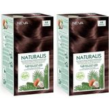 CetKing Saç Boyası 4.4 Kestane Kahve %100 Vegan 2'li Set