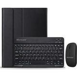 CetKing Samsung Galaxy Tab A7 T500 T505 T507 2020 10.4 Inch Tablet ile Uyumlu Bluetooth Klavye ve Mouse + Standlı Kılıf - Bkk6