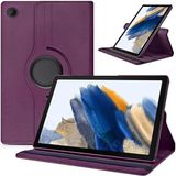 CetKing Samsung Galaxy Tablet Kılıfı Yatay ve Dikey Standlı 360 Derece Döner Tablet Kılıfı (Mor, Galaxy Tab A9)