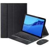 CetKing Samsung Tab A8 X207 X200 10.5 Inch Tablet Bluetooth Touchpad Klavye + Bluetooth Mouse + Standlı Kılıf - Bkk7