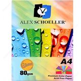 CetKing Schoeller A.FTK.KGT.450.02 Fotokopi Kağıdı -Renkli Karışık - A4 - 621