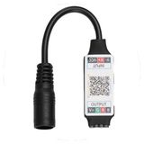 CetKing Şerit LED Kontrol Cihazları - Bluetooth, Sese ve Müziğe Duyarlı, 24 Tuşlu - 6 Amper, 10 Metreye Kadar Rgb Şerit LED Çalıştırır (1, Bluetooth Kontrol Cihazı)