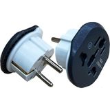 CetKing Seyahat Tipi Universal Çevirici Priz - Kompakt Tasarım 250V 16A Ingiliz, Amerikan ve Avustralya Fişi Dönüştürücü Adaptör