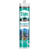 CetKing Silikon Mastik Aquarium, Balıklara Zarar Vermeyen Akvaryum Silikonu, Uv Dirençli Silikon Mastik, Elastikiyeti Yüksek Güçlü Yapıştırıcı, 1X280ML
