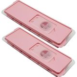 CetKing Silikon Tabanlı Buz Kalıbı, 12 Bölmeli, Yapışmaz Özellikli, Pratik ve Esnek, Premium (2, Pembe)