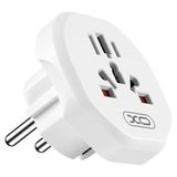 CetKing Simple Is Beauty Evrensel Çoklu Seyahat Adaptörü WL23| Eu To (Usa,eu,jan,uk,aus,cn) – 2500W Güç Destekli, Çoklu Ülke Uyumlu, Kompakt ve Güvenli Dönüştürücü, Akım Korumalı | Beyaz