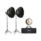 CetKing SL60 Iı Bi 60W Bi-Color Video Işığı 2'li Kit