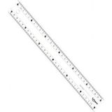 CetKing Study Kırılmaz Cetvel, Şeffaf, 30 cm
