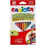CetKing Supercolor Maxi Üçgen Kuru Boya Kalemi 12'li