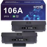 CetKing Superx Hp Lazer Mfp 135A 135W 135R 137FNW Hp Lazer 107A 107R Için Hp 106A W1106A Uyumlu 106A W1106A Toner (Çipli)