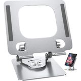 CetKing Tablet Standı 360° Dönen Metal Masaüstü Açılı Katlanabilir Tablet Tutucu Stant
