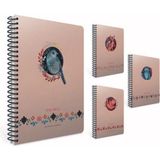 CetKing Taıka Notes Spiralli Sert Kapak Defter 17X24 120 Yaprak Kareli