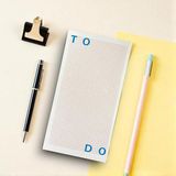 CetKing Tanıtım Masaüstü Planlayıcı | Kopar-At Kareli Not Kağıdı Not Defteri | 150 Yaprak, 90 gr Ivory Kağıt | Uzun Form Planlayıcı – 226X118 mm (To Do)