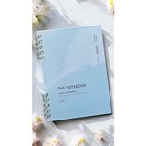 CetKing Tanıtım Spiralli 80 Yaprak Noktalı A5 Defter, Not Defteri, Okul Defteri, 4 Farklı Renk Seçeneği (02 Placid Blue)