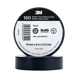 CetKing Temflex Elektrik Izolasyon Bandı Siyah (0,13 mm x 19 mm x 9 Metre)