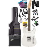 CetKing TLX-50WH-25AMP Tele Kasa Gül Klavye 2 Single-Coil 25W Amfili Elektro Gitar