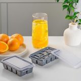 CetKing Toptan Mini Yapışmaz Silikon 2 Adet Bas Çıkar Buz Kalıbı- Silikon Buz Kalıbı Buzluk Bpa Içermez