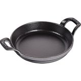 CetKing Toz Istiflenebilir Fırın Kabı, Yuvarlak (16 Cm, 0,4 L Içerisinde Bulunan Mat Siyah Kaplı Tepsi Ile) Grafit Grisi