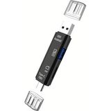 CetKing USB Otg Kart Okuyucu Type-C ve Otg Uçlu Macbook Uyumlu Pc Bilgisayar Cep Telefonu ve Notebook Uyumlu Mikro Sd Kart Okuyucu