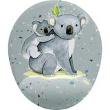 CetKing ve Yavrusu Bilek Destekli Mouse Pad - Altın