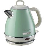 CetKing Vintage Elektrikli Su Isıtıcı 1 Litre Yeşil 2868/04 - Paslanmaz Çelik, Retro Kettle, 1630 Watt, Otomatik Kapanma, Kablosuz 360° Duylu