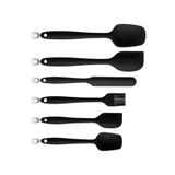 Cetking vmk Yapışmaz Silikon 6'lı Pasta, Yumurta Fırçası, Kaşık Bıçak, Spatula Mutfak Seti Life 87 Standart