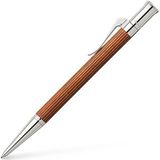 CetKing Von Faber-Castell Klasik Tükenmez Kalem, Pernambuco Ahşap Gövde, Platin Kaplama, B Uç Kalınlığı, El Yapımı
