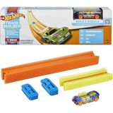 CetKing Wheels Track Builder Temel Pist Seti, 10 Adet Pist Parçası, 9 Adet Pist Bağlantı Parçası ve Bir Adet 1:64 Ölçekli Hot Wheels Araba Içeren Eklenebilir Pist Inşasına Başlangıç Seti, 6 Yaş ve Üzeri