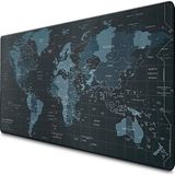 CetKing Xxl Profesyonel Ekstra Büyük Mouse Pad ve Bilgisayar Oyunu Mouse Mat Oyun Klavyesi Kaymaz Mouse Pad'ler Masa Için 89,9 cm x 39,9 cm Ev Ofis Masa Pedi Klavye ve Oyun Pedi Için Fare Altlığı - Altın